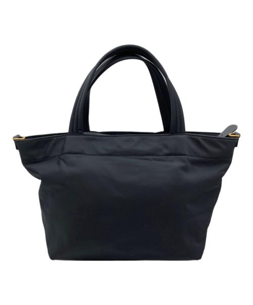 ANYA HINDMARCH（アニヤ・ハインドマーチ）ANYA HINDMARCH (アニヤ・ハインドマーチ) ミニ アイズ 2way トートバッグ ブラックの古着・服飾アイテム