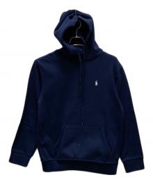 POLO RALPH LAUREN（ポロ・ラルフローレン）の古着「バックプリントロゴパーカー」｜ネイビー