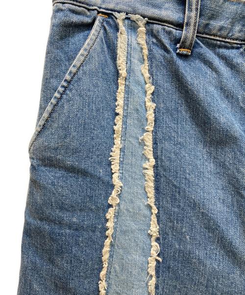 jieda（ジエダ）Jieda (ジエダ) SWITCHING OVER DENIM PANTS インディゴ サイズ:1の古着・服飾アイテム