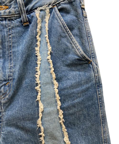 jieda（ジエダ）Jieda (ジエダ) SWITCHING OVER DENIM PANTS インディゴ サイズ:1の古着・服飾アイテム