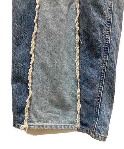 jieda（ジエダ）Jieda (ジエダ) SWITCHING OVER DENIM PANTS インディゴ サイズ:1の古着・服飾アイテム
