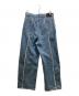 Jieda (ジエダ) SWITCHING OVER DENIM PANTS インディゴ サイズ:1：8000円