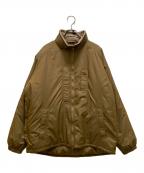 Kinloch Andersonキンロックアンダーソン）の古着「PCS Thermal Jacket Nylon Taffeta With SOLONA」｜ブラウン