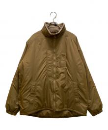 Kinloch Anderson（キンロックアンダーソン）の古着「PCS Thermal Jacket Nylon Taffeta With SOLONA」｜ブラウン