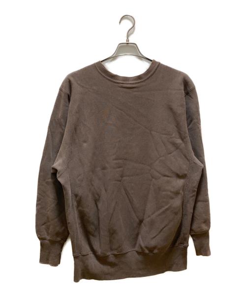 Champion REVERSE WEAVE（チャンピオン リバース ウィーブ）Champion REVERSE WEAVE (チャンピオン リバース ウィーブ) 90sクルーネックスウエット ブラウン サイズ:XLの古着・服飾アイテム