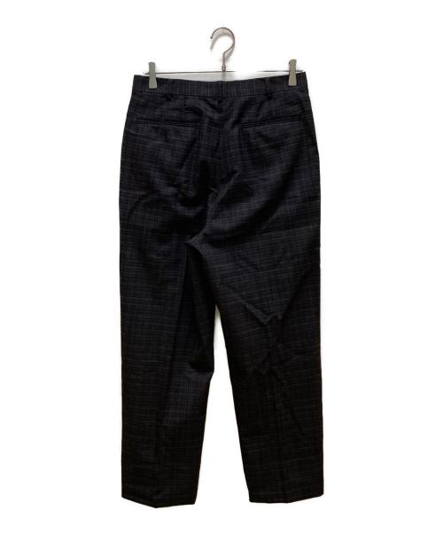 JOHN LAWRENCE SULLIVAN（ジョン ローレンス サリバン）JOHN LAWRENCE SULLIVAN (ジョン ローレンス サリバン) チェックウールパンツ グレー サイズ:44の古着・服飾アイテム