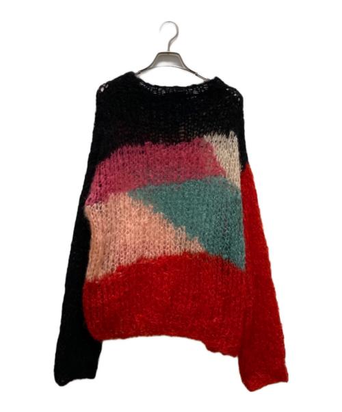 UNUSED（アンユーズド）UNUSED (アンユーズド) Mohair Pullover Knit ブラック サイズ:3の古着・服飾アイテム