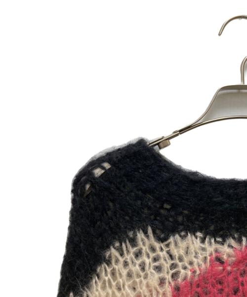 UNUSED（アンユーズド）UNUSED (アンユーズド) Mohair Pullover Knit ブラック サイズ:3の古着・服飾アイテム