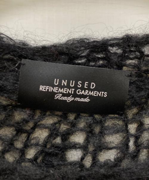 UNUSED（アンユーズド）UNUSED (アンユーズド) Mohair Pullover Knit ブラック サイズ:3の古着・服飾アイテム
