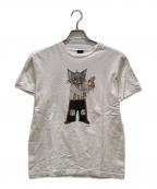 Tom&Jerry×Yuko Higuchiトムトジェリー×ユウコ ヒグチ）の古着「コラボプリントTシャツ」｜ホワイト