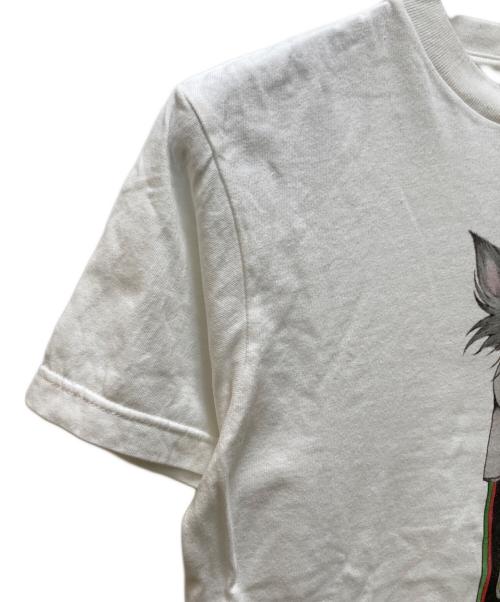 Tom&Jerry（トムトジェリー）Tom&Jerry (トムトジェリー) Yuko Higuchi (ユウコ ヒグチ) コラボプリントTシャツ ホワイト サイズ:Sの古着・服飾アイテム