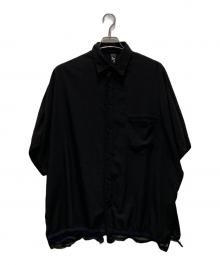 GROUND Y（グラウンドワイ）の古着「テープドルマンビッグシャツ」｜ブラック
