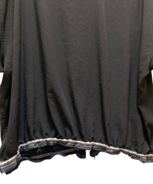 GROUND Y（グラウンドワイ）GROUND Y (グラウンドワイ) テープドルマンビッグシャツ ブラック サイズ:1の古着・服飾アイテム