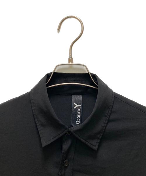GROUND Y（グラウンドワイ）GROUND Y (グラウンドワイ) テープドルマンビッグシャツ ブラック サイズ:1の古着・服飾アイテム