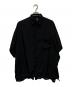 GROUND Y（グラウンドワイ）の古着「テープドルマンビッグシャツ」｜ブラック
