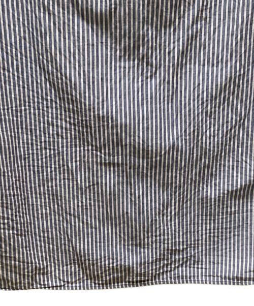 Yohji Yamamoto pour homme（ヨウジヤマモト プールオム）Yohji Yamamoto pour homme (ヨウジヤマモト プールオム) 二重襟ストライプシャツ ネイビー×ホワイト サイズ:2の古着・服飾アイテム