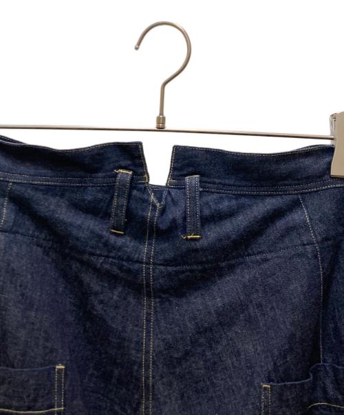 GROUND Y（グラウンドワイ）GROUND Y (グラウンドワイ) ワイドデニムパンツ インディゴ サイズ:3の古着・服飾アイテム