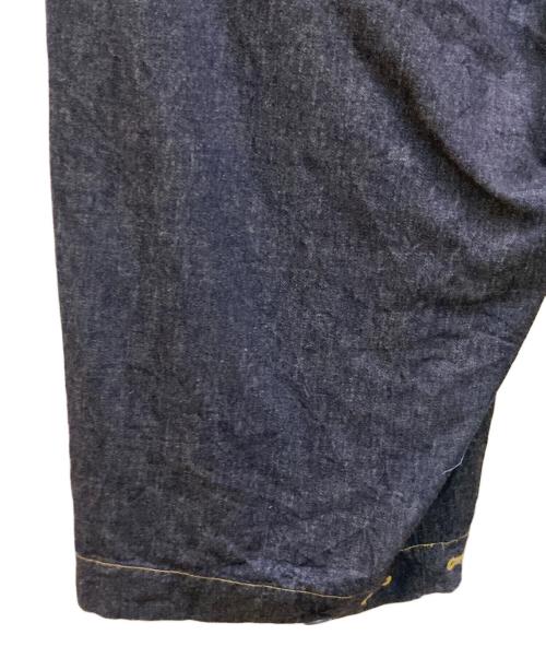 GROUND Y（グラウンドワイ）GROUND Y (グラウンドワイ) ワイドデニムパンツ インディゴ サイズ:3の古着・服飾アイテム