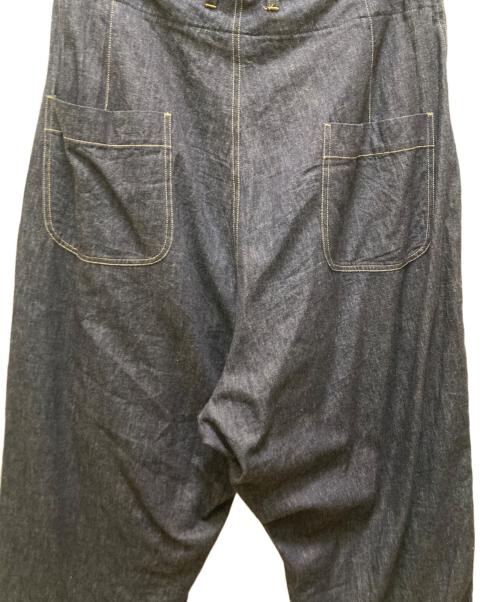 GROUND Y（グラウンドワイ）GROUND Y (グラウンドワイ) ワイドデニムパンツ インディゴ サイズ:3の古着・服飾アイテム