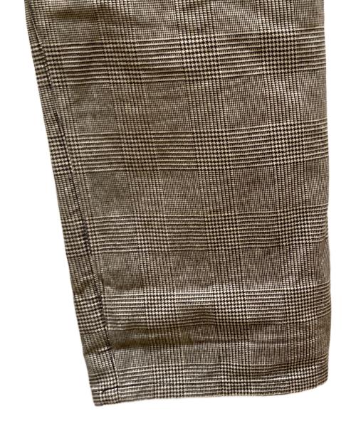 Yohji Yamamoto pour homme（ヨウジヤマモト プールオム）Yohji Yamamoto pour homme (ヨウジヤマモト プールオム) グレンチェックサルエルパンツ ホワイト×ブラック サイズ:2の古着・服飾アイテム