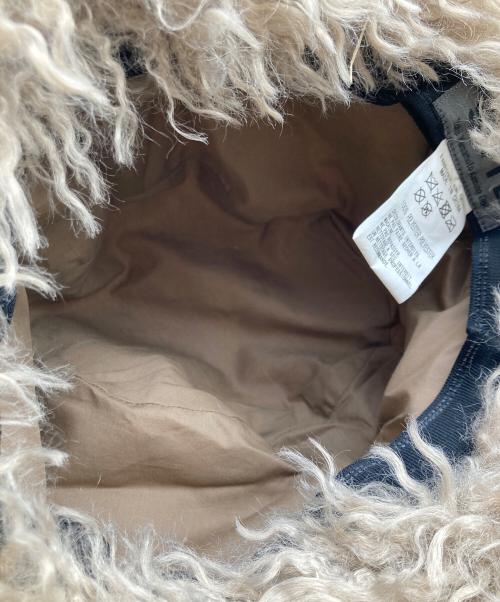 s'yte（サイト）s'yte (サイト) プードルファーサークルハット ベージュの古着・服飾アイテム