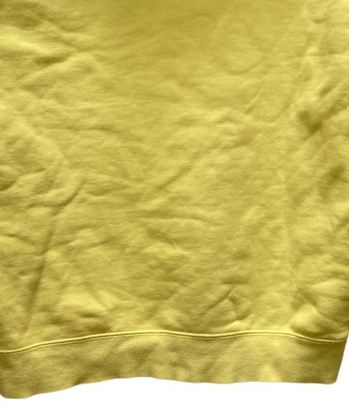 stussy（ステューシー）stussy (ステューシー) ロゴアップリケプルオーバーパーカー イエロー サイズ:Ⅼの古着・服飾アイテム