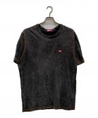 DIESELディーゼル）の古着「ウォッシュ加工プリントTシャツ」｜グレー