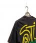 中古・古着 stussy (ステューシー) ラスタデカロゴTシャツ ブラック サイズ:Ⅼ：10000円