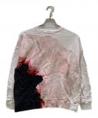 ALEXANDER McQUEENアレキサンダーマックイーン）の古着「グラフィックデザインスウェット」｜ホワイト×レッド