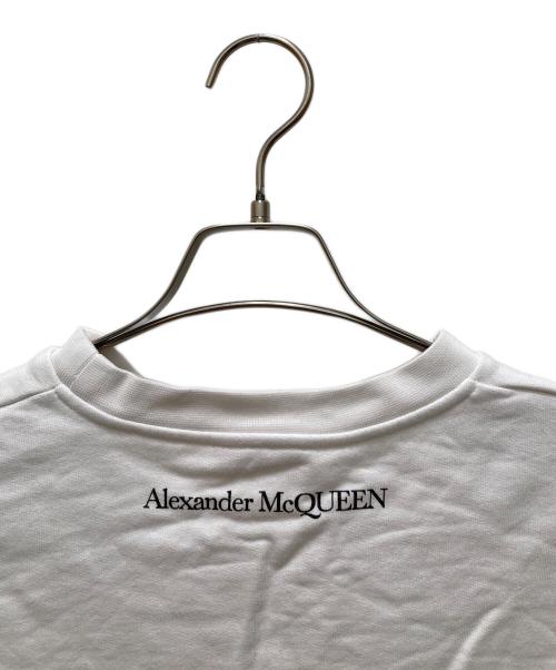 ALEXANDER McQUEEN（アレキサンダーマックイーン）ALEXANDER McQUEEN (アレキサンダーマックイーン) グラフィックデザインスウェット ホワイト×レッド サイズ:38　160/84Aの古着・服飾アイテム