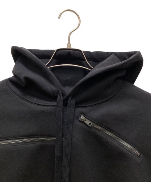 WIND AND SEA（ウィンダンシー）WIND AND SEA (ウィンダンシー) WILDSIDE YOHJI YAMAMOTO (ワイルドサイド ヨウジ ヤマモト) コラボマルチジッププルオーバーパーカー ブラック サイズ:5の古着・服飾アイテム