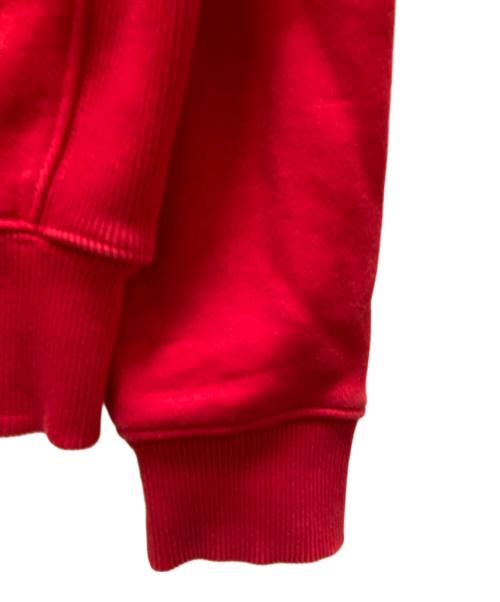 LACOSTE（ラコステ）LACOSTE (ラコステ) フロッキーオーバルクロッククルーネックスウェット レッド サイズ:Sの古着・服飾アイテム