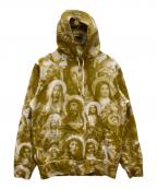SUPREMEシュプリーム）の古着「ジーザス アンド マリア フーデッド スウェットシャツ "イエロー"」｜ベージュ