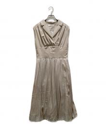 HER LIP TO（ハーリップトゥ）の古着「Classic Oxford Belted Dress」｜ベージュ