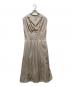Her lip to（ハーリップトゥ）の古着「Classic Oxford Belted Dress」｜ベージュ
