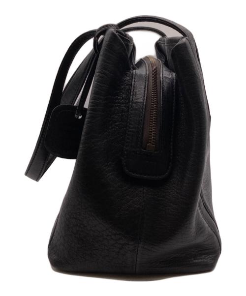genten（ゲンテン）genten (ゲンテン) ゴートベーシック ミドルトート バッグ ブラック(ジュンクロ)の古着・服飾アイテム