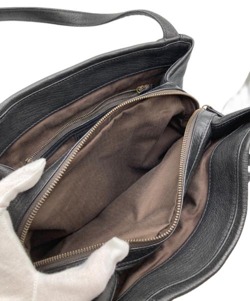 genten（ゲンテン）genten (ゲンテン) ゴートベーシック ミドルトート バッグ ブラック(ジュンクロ)の古着・服飾アイテム