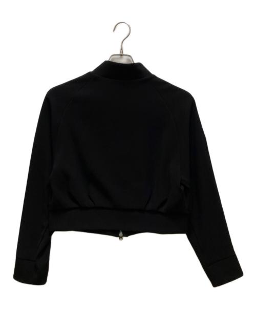 Mame Kurogouchi（マメクロゴウチ）mame kurogouchi (マメクロゴウチ) ダブルジップ刺繍ブルゾン ブラック サイズ:1の古着・服飾アイテム