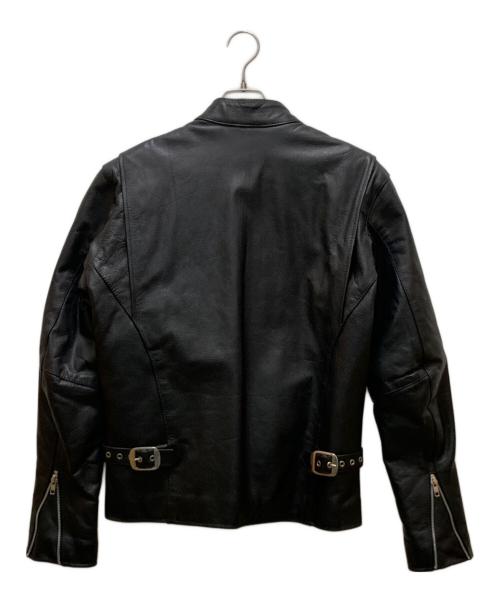 Freeclom（フリークロム）Freeclom (フリークロム) シングルレザーライダースジャケット ブラック サイズ:42の古着・服飾アイテム