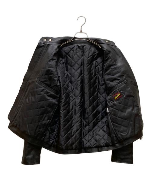Freeclom（フリークロム）Freeclom (フリークロム) シングルレザーライダースジャケット ブラック サイズ:42の古着・服飾アイテム