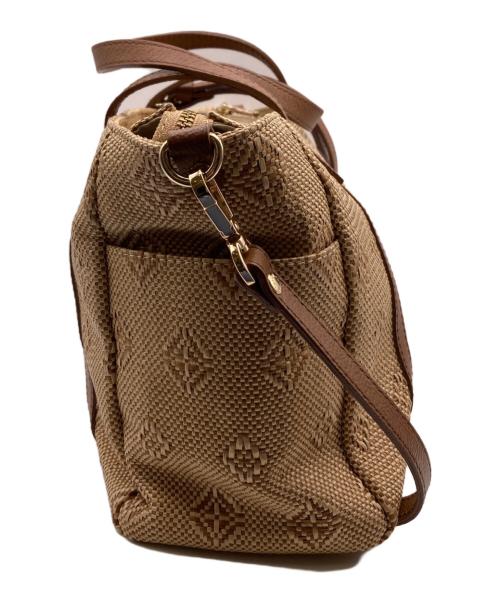 russet（ラシット）russet (ラシット) パナマ風2WAYトートバッグ ベージュの古着・服飾アイテム