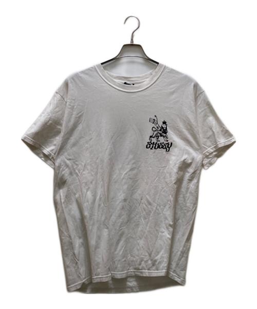 stussy（ステューシー）stussy (ステューシー) ボブマーリープリントTシャツ ホワイト サイズ:Ⅼの古着・服飾アイテム