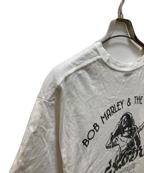stussy（ステューシー）stussy (ステューシー) ボブマーリープリントTシャツ ホワイト サイズ:Ⅼの古着・服飾アイテム