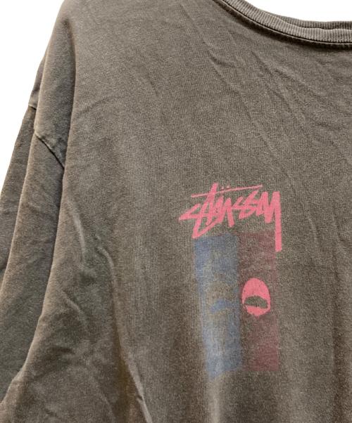 stussy（ステューシー）stussy (ステューシー) マスクピグメントTシャツ グレー サイズ:Lの古着・服飾アイテム