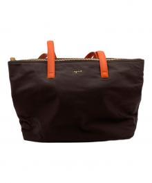 agnes b voyage（アニエスベーボヤージュ）の古着「ハンドバッグ」｜ベージュ