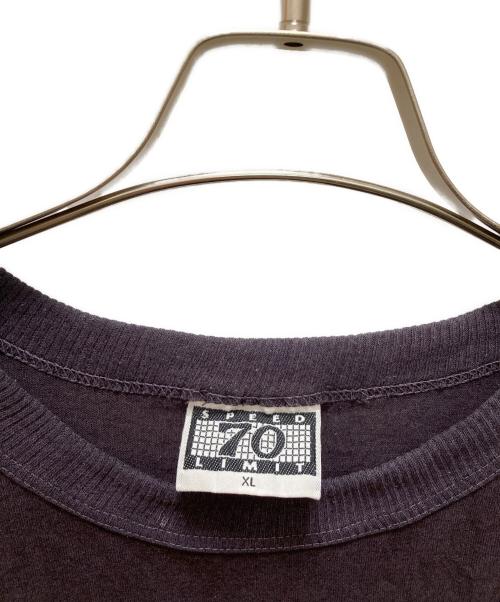 SPEEDO 70 LIMIT（スピード 70 リミット）SPEEDO 70 LIMIT (スピード 70 リミット) 80sプリントTシャツ ネイビー サイズ:XLの古着・服飾アイテム
