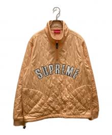 SUPREME（シュプリーム）の古着「アーチロゴ キルティング ハーフジッププルオーバー」｜イエロー