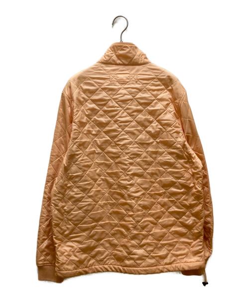 SUPREME（シュプリーム）Supreme (シュプリーム) アーチロゴ キルティング ハーフジッププルオーバー イエロー サイズ:Mの古着・服飾アイテム