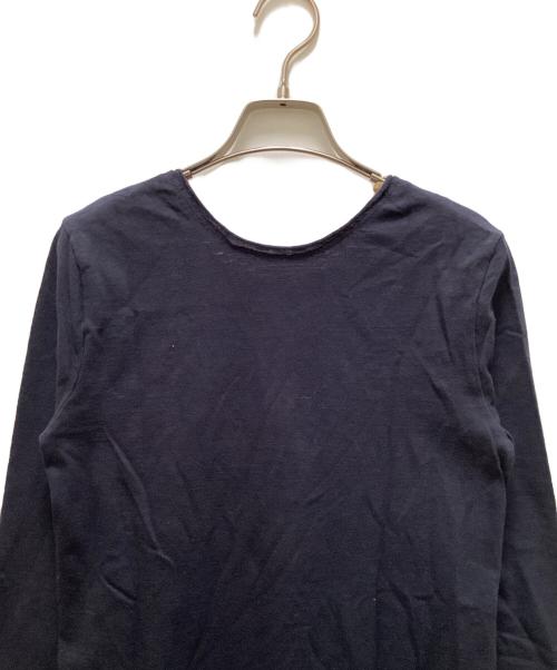 45rpm（45アールピーエム）45rpm (45アールピーエム) コットンカットソーワンピース ネイビー サイズ:２の古着・服飾アイテム