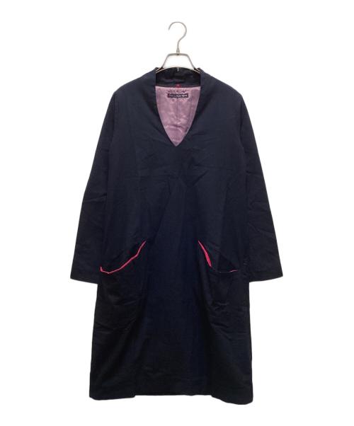 Pal'las Palace（パラスパレス）PAL'LAS PALACE (パラスパレス) 藍染ワンピース ネイビー サイズ:２の古着・服飾アイテム